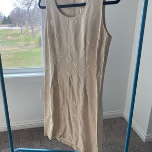 Vintage Christy Lyn tan dress